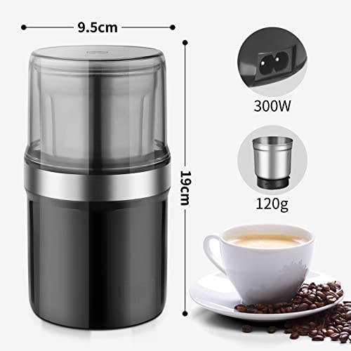 image for DAPRAINNO Electric Coffee Grinder Herb Grinder Spice Grinder Electric 