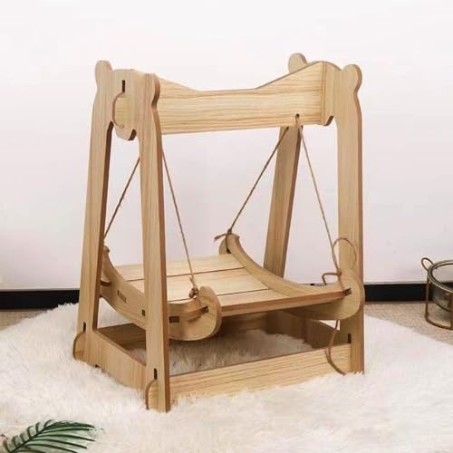 Derrama de Giro de Gato, Multifuncional Removível Camada Duas Camada de Madeira Elevada Cama Prática