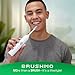 Brushmo e-Series Electric Sonic Toothbrush - Rechargeable Screw-On Electronic Tooth Brush for Adults with 3 Modes & Timer - IPX7 Waterproof, Long-Lasting Battery & Wireless Charging Base - White
