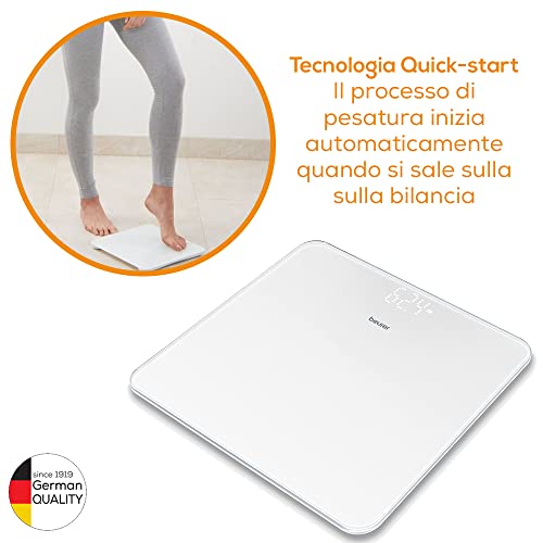 Beurer GS 225, Bilancia Pesapersone in Vetro con