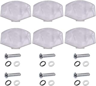 Guitar Tuning Peg Button,Electric Guitar Tuning Keys DIY Replacement Tuners Knobs Caps, 6PCS Square Shape Guitar Tuning Peg Tuners Machine Head Replacemen Buttons knob Handle