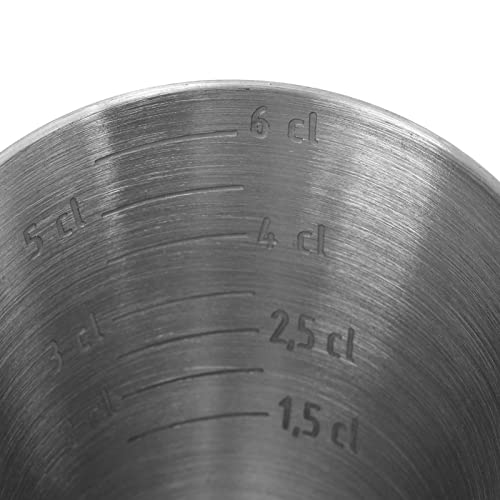 Measuring Cup Cocktail Jigger Stainless Steel Mini Shot Glass Cup Jigger Measuring Cup with Measurements Inside - Image 4