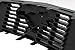 For 2010 2011 2012 Ford Mustang GT Grille Grill Assembly Painted Black