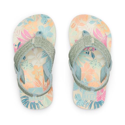 Image of REEF Girls Toddler /Little Kid Ahi Beach Flip Flop, Soft Cushion Footbed, Water Friendly