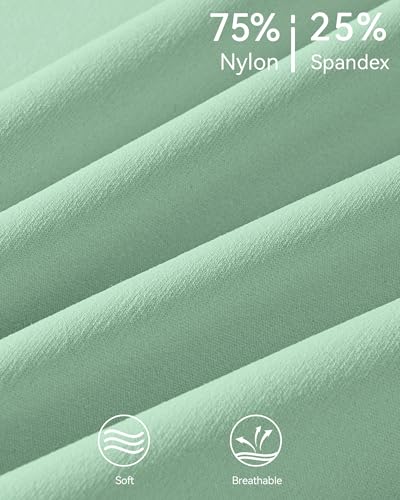 JOCMIC Calça social para meninas, pernas largas, para ioga, com bolsos, cintura alta, calça casual l