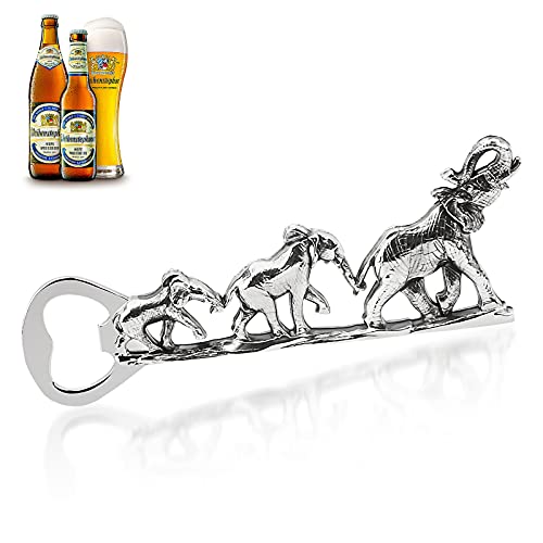 Whchiy Elephant Flaschenöffner, Metall Elefant Corkscrew Elefant Bier Flaschenöffner Barkeeper Bier flaschenöffner für Bar Party, Trinkspiel, Geschenke für Männer Cover