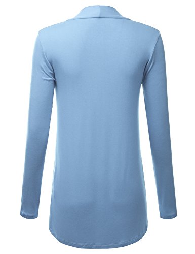 Image of LALABEE Women's Draped Open-Front Long Sleeve Light Weight Cardigan (S~3XL)