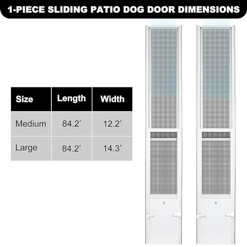 Timoss JMTW-M Dog Door For Sliding Glass Door thumb #2