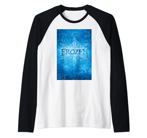Disney Frozen Logo Poster Camiseta Manga Raglan