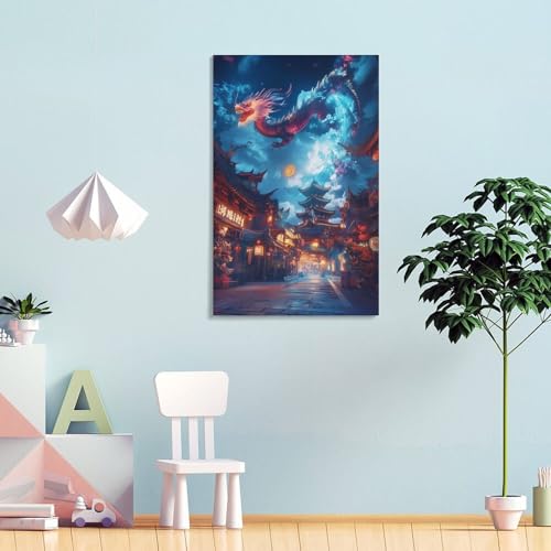 Décoration murale dragon pour habiller un mur vide - 4