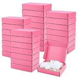 PH PandaHall 30 cajas de envío de cartón rosa pequeñas cajas de cartón ondulado para correo para embalaje velas, regalo y envío, 13,8 x 9,1 x 3,8 cm