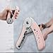 predolo Hand Grip Strengthener Forearm Exercise Home Gym Strength Training Device Adjustable 15/20/25lb Hand Gripper for Adults, Pink