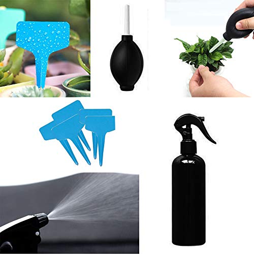 Wesdxc56 20 Pieces Succulent Plants Tools, Mini Garden Hand Tools Set Transplanting Tools Miniature Planting Gardening Tool Set for Indoor Miniature Fairy Garden Plant Care - Thumbnail 3