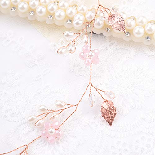 Kercisbeauty, fascia per capelli con perline