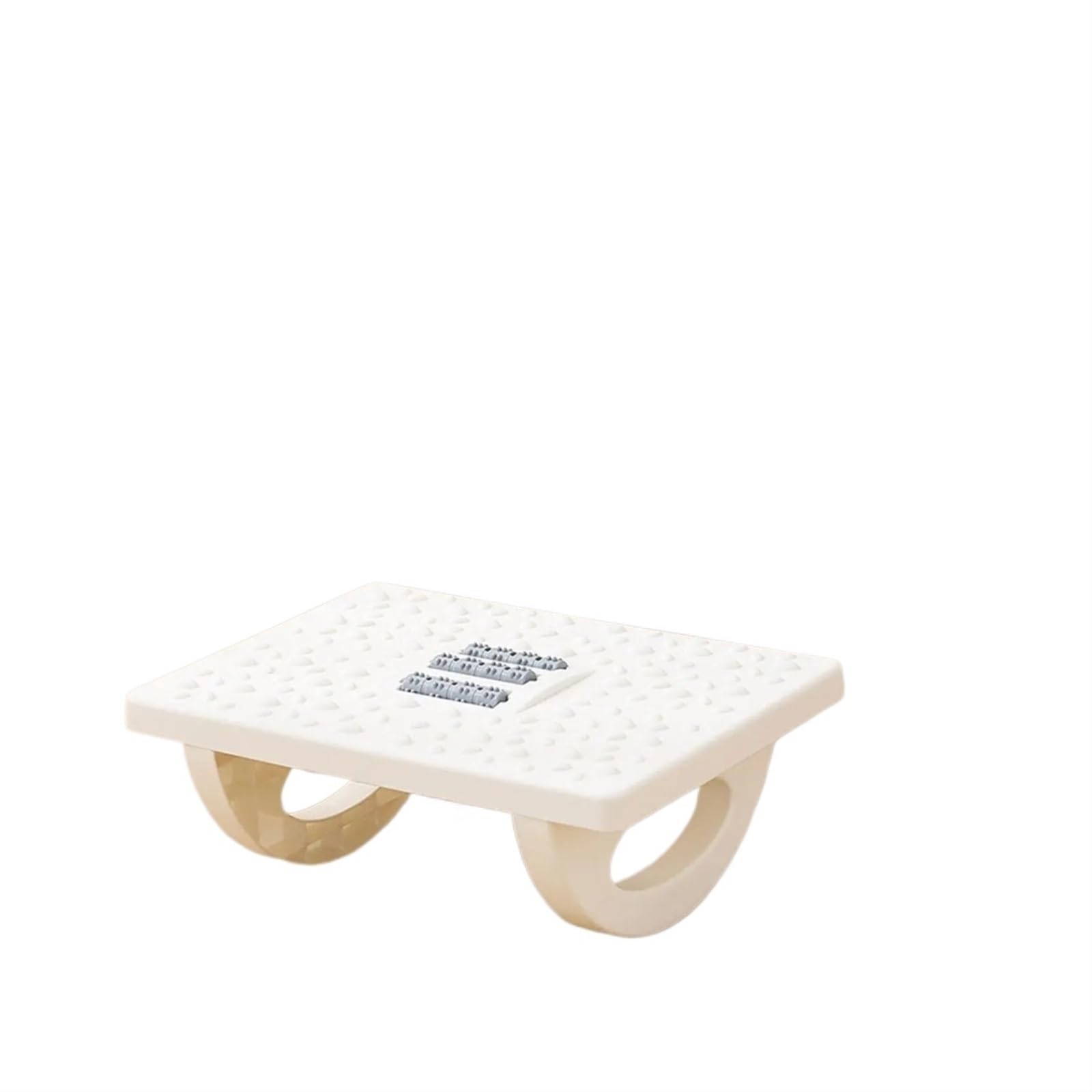 Podnóżek biurowy pod biurko, Podnóżek biurowy pod biurkiem z poduszką z pianki memory, wielokolorowy(White)