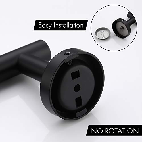 Kes 21.3 Inches Matte Black Towel Bar For Bathroom Kitchen Hand Towel Holder Dish Cloths Hanger Towel Rack Sus304 Stainless Steel Rustproof Wall Mount, Total Length 23.6 Inch, A2000S60-Bk #TOP7