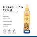 Burt's Bees for Pets Detangling Spray for Dogs with Lemon and Linseed Oil, 99.7% Natural Origin Formulas, Waterless Canine Shampoo - Gentle Dry Cleanser for Pups 10 oz