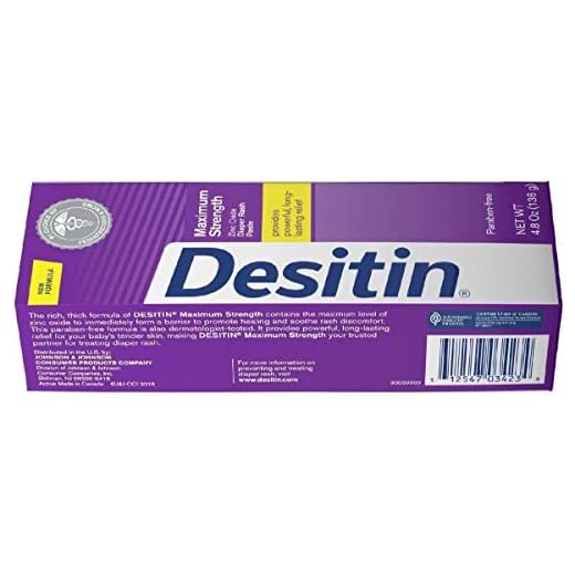 Desitin - Fuerza máxima de 136 g por