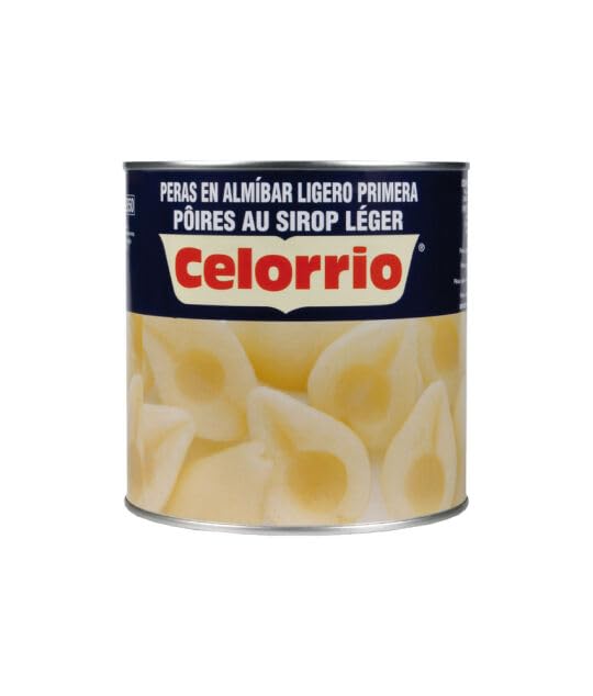 Pere in sciroppo leggero, conserve di frutta in scatola 3Kg 6 lattine