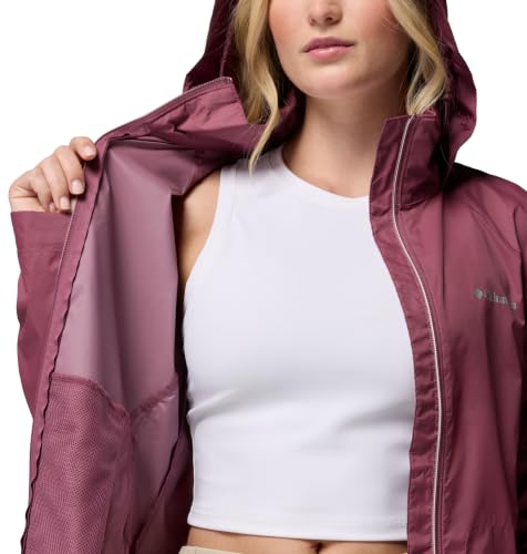 Columbia Women's Switchback IV Rain Jacket, Antique Mauve, X-Large | Light, packable, and always ready, the Columbia Switchback IV Jacket has you covered - image 5