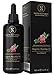 Organiczny olej z dzikiej róży wegański i na zimno - 100 ml szklanej butelki - czysty olej dzikiej róży bogaty w witaminę A, E, Omega 3,6,9 dla miękkiej skóry, twarzy, zdrowych włosów i paznokci - satynowy naturalny kosmetyki naturalne kosmetyki