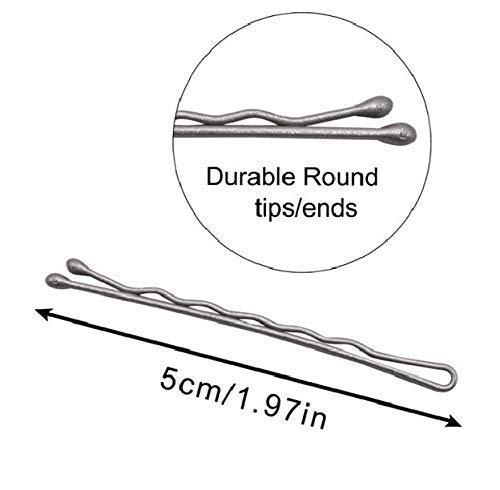 Metal Bobby Pins Silver 5cm Wavy Hairpins Bulk 260PCS Hair Accessories Amazon.com : Dofash 5CM/2In Wavy Bobby Pins Silver Hairpins  main image 2
