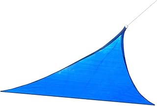 GANAZONO Vela Triangular Resistente A UV Vela Triangular Para Quintal Vela Externa Sombra De Sol Vela Triangular Dossel Tons De Sol Para Pátios Toldo Azul Dedicado Cobertura De