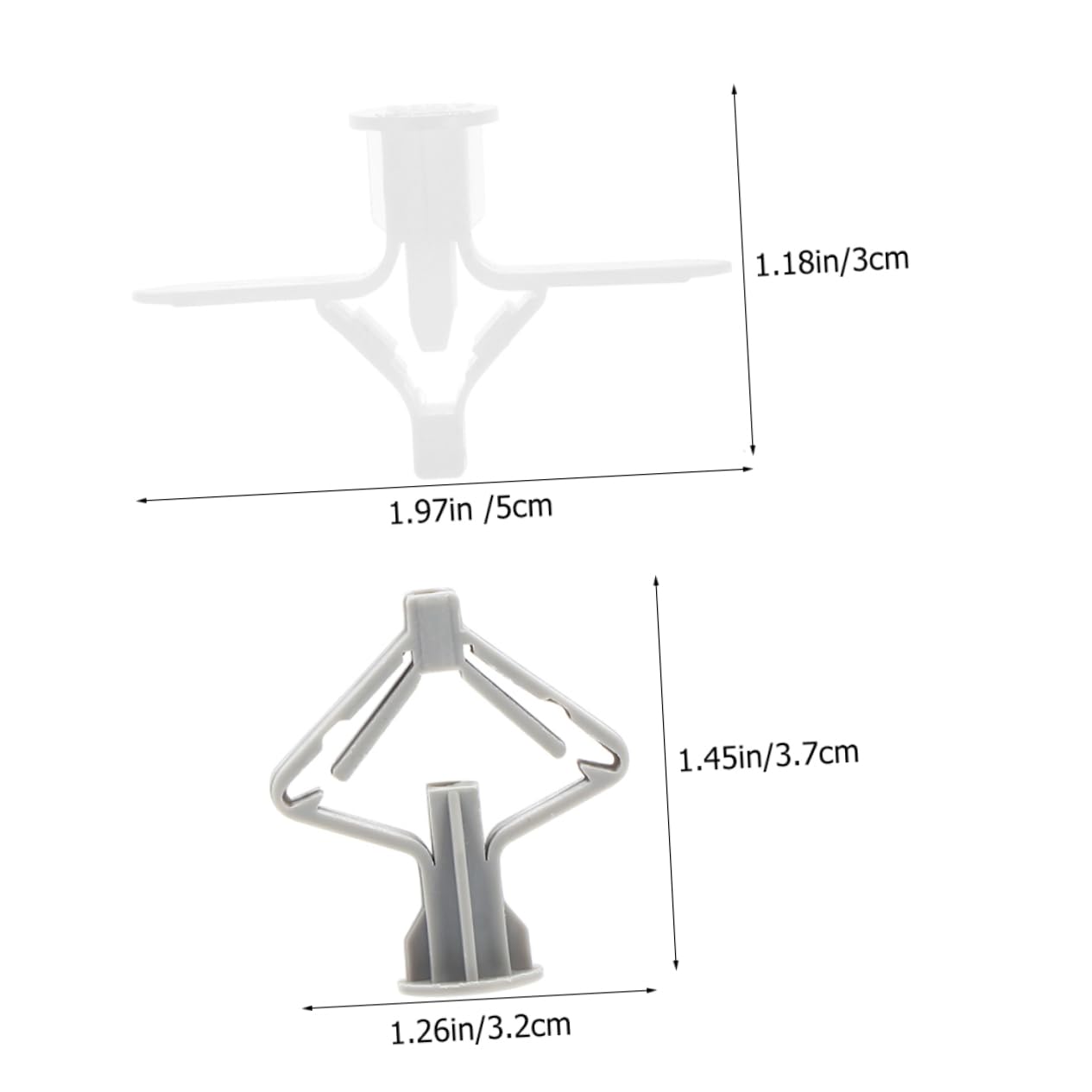 STOBAZA Expand Your Fastening Options 400pcs Wall Anchor Set in-one Drywall Mounting Accessories Self-Drilling for Efficient DIY Projects