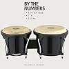 Meinl Percussion Bongos Headliner Fiberglass - 2 hand drums with 6.75 and 8 inches - including tuning key - Premium Fiberglass, Black (HFB100BK) #5