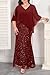 Burgundy Plus Size Dress Wine Red Maroon Prom Bridesmaid Holiday Formal Evening Christmas New Year Mother Long Gown 2025