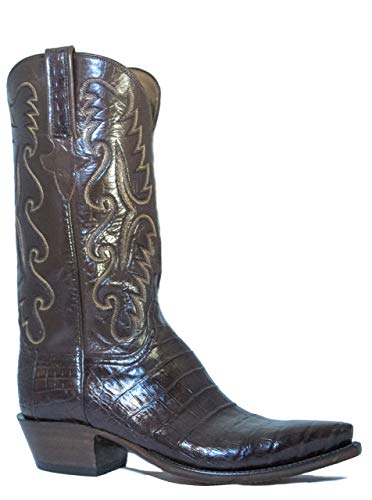 Lucchese Classic Chocolate Caiman Ultra Belly
