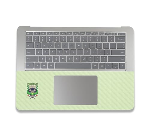 Image of MightySkins Carbon Fiber Skin Compatible with Microsoft Surface Laptop Studio 2 (2023) Full Wrap Kit - Skull and Joints | Protective, Durable Textured Carbon Fiber Finish | Made in The USA