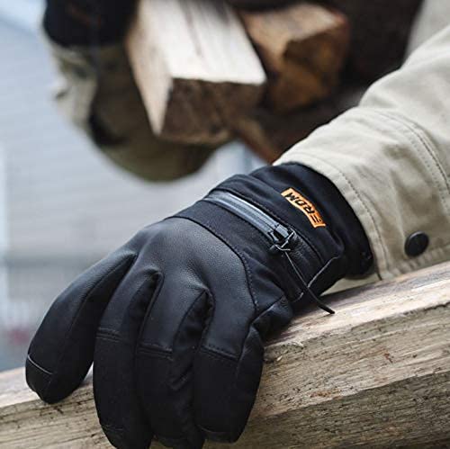Frdm Elevate Cold Weather Snow Gloves- Waterproof Windproof Leather Convertible Ski Snowboard Snowmobile, For Men & Women #TOP7