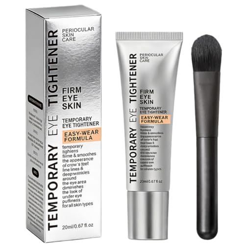 studio dermal Instant Eye Lifting Peptide Formula Temporary Eye Tightener Cream with Brush - Instantly Tighten Eye Bags Reduce Wrinkles & Firm Face Gentle for All Skin