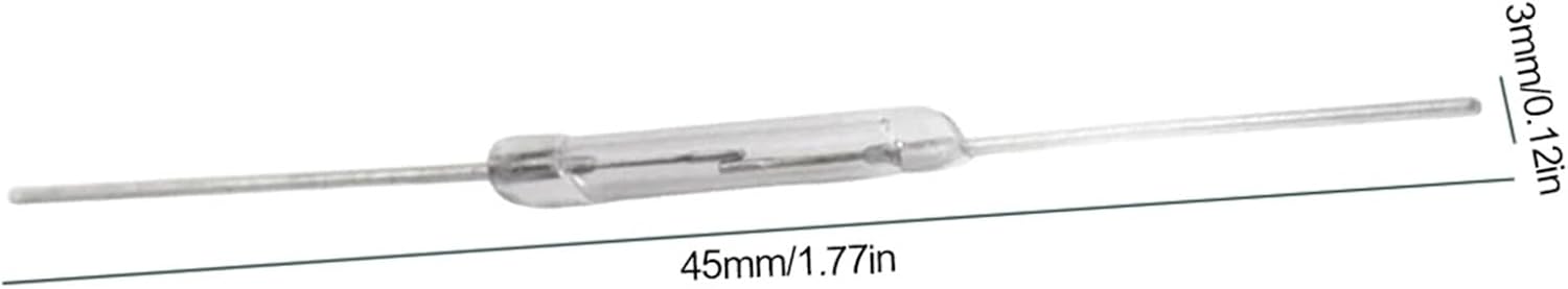 10-50Pcs Normally Open Magnetic Induction Switch Vibration-Resistance Electronic N/O Switch 2 * 14mm N/O Switchs(10pcs)