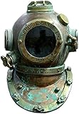 Vintage Rare Antique Diving Helmet Mark V Divers Diving Heavy Helmet deep Sea Divers Anchor Engineering Helmet Rustic Vintage Home Decor Gifts
