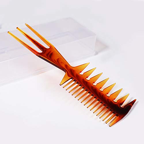 Set 3 peines plásticos multiuso doble cara para cabello miniatura 4