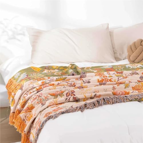 Couverture de lit en gaze de coton rose contre la chaleur - 7