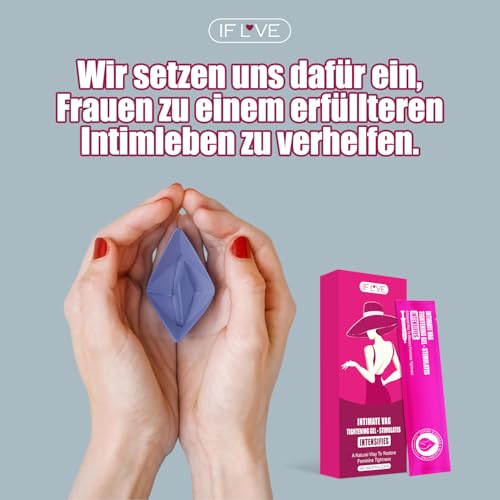 Vaginalpflege-Gel zur Straffung der Vaginalwände und zur Behandlung von Trockenheit, Juckreiz und Reizungen im Intimbereich. Intimpflege für Frauen,5er-Pack