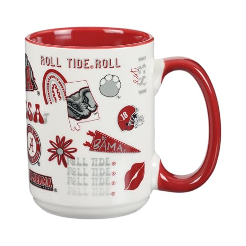 The Memory Company Officially Licensed 15oz Team Spirit Mug University of Alabama