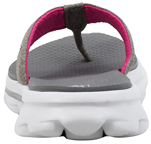 Skechers Skechers Performance Women's Go Walk Move Solstice Grey Flip Flop 10 M US
