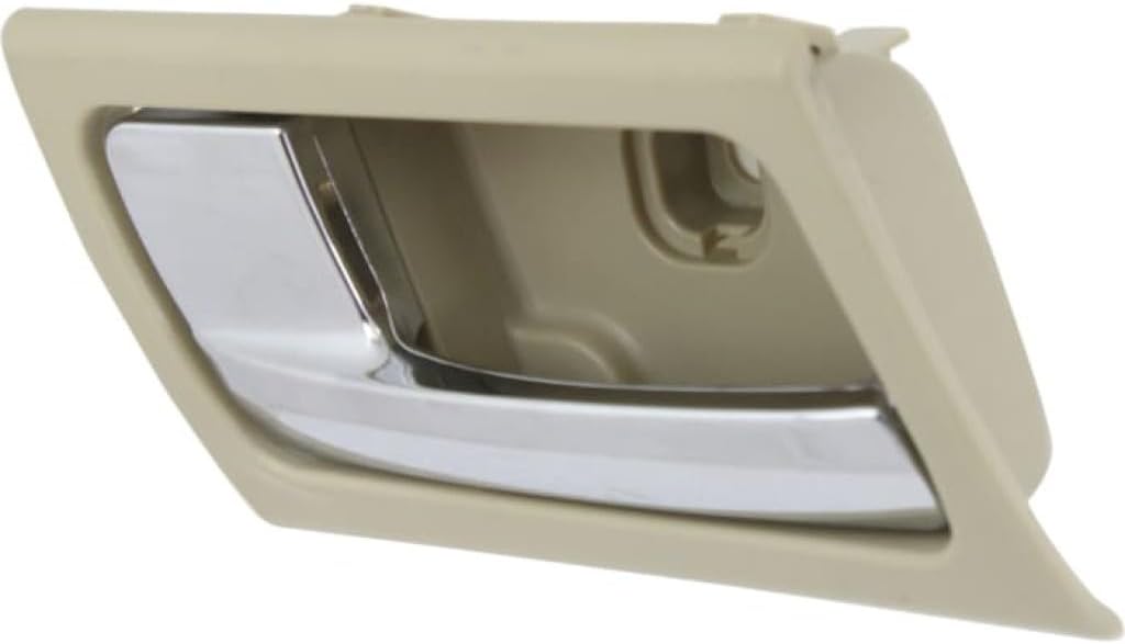 For Mercury Grand Marquis Interior Door Handle 2003-2011 Front OR Rear Driver Side Beige Bezel w/Chrome Lever | Trim:All Submodels