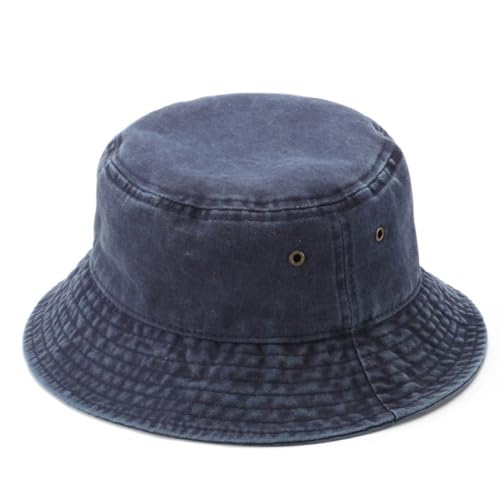 KeepSa Fischerhut Baumwolle Damen/Herren Faltbar Einfarbig Bucket Hat Sonnenhut Anglerhut, Outdoor Hut Sommermütze Garten Camping Wandern Reisen Strandhut