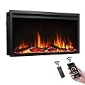 LegendFlame 33" W Austin in Wall Recessed & Wall Mounted Electric Fireplace…
