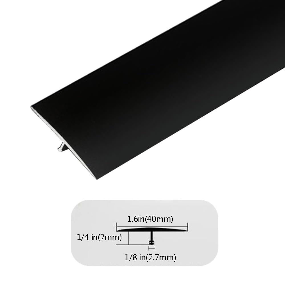 Profilo T Striscia Di Transizione Per Pavimenti Alluminio | Profilo Di Transizione Pavimento Metallo ﻿Striscia Di Transizione Profilo Di Raccordo Per Pavimenti(Gold,40in(100cm))