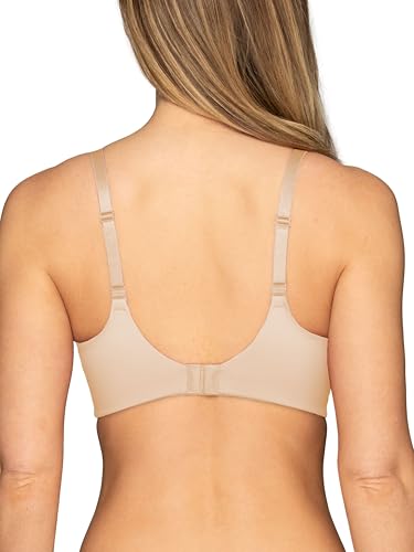 Vanity Fair Women's No Underwire Effortless Bra, Soft Wireless Support and Memory Foam Cups, S-3XL, Plus Size, Damask Neutral, 3X-Large - image 3