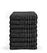 Produktbild Byrklund Handtuch-Set, 8 Handtücher 50x100 cm, 100% Baumwolle, 500g/m2, Anthrazit