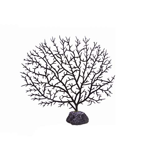 BONNIO Tanque de Peces de anémona de mar Artificial Ornamentos del Acuario Falsa Planta de mar Flor de Coral decoración Adorno