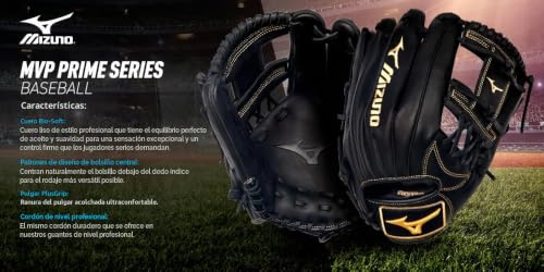 Guantes de bola Mizuno MVP Prime BB con ajuste ergonómico y agarre firme para hombre 5