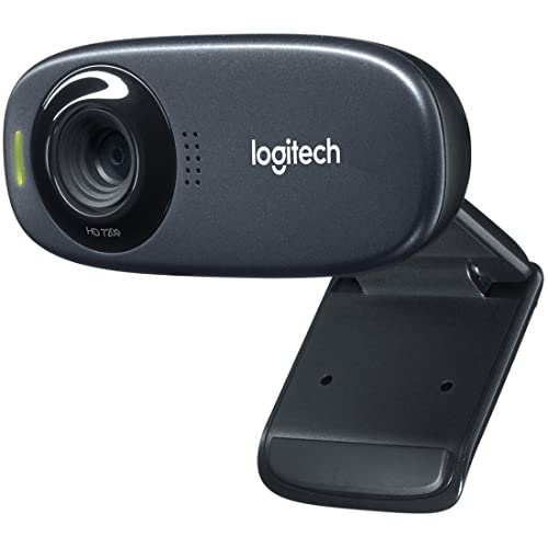 Logitech C310 Hd Webcam, 1280 Pixels X 720 Pixels, 1 Mpixel, Black